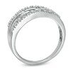 Thumbnail Image 1 of Previously Owned - 1/4 CT. T.W. Diamond Bamboo Design Band in 10K White Gold