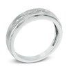 Thumbnail Image 2 of Previously Owned - 1/10 CT. T.W. Diamond Milgrain Wedding Band in 10K White Gold