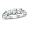 Thumbnail Image 1 of Previously Owned - 1 CT. T.W. Diamond Three Stone Ring in 10K White Gold