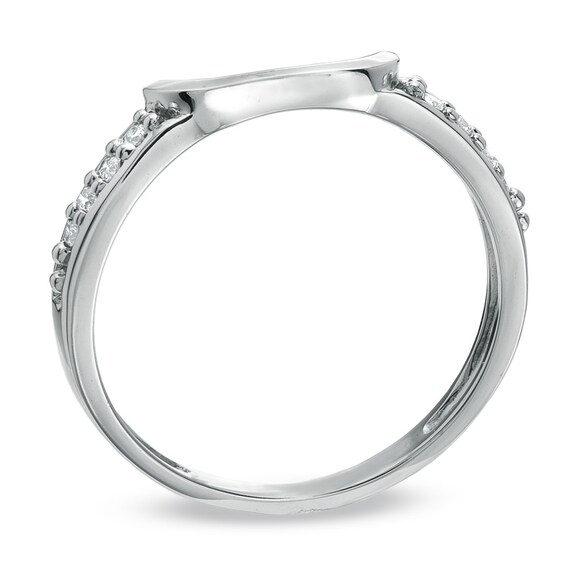 Previously Owned - Diamond Accent Wedding Band in 14K White Gold