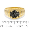 Thumbnail Image 3 of Previously Owned - 1/3 CT. T.W. Black Diamond Cluster Ring in 10K Gold