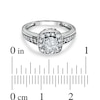 Thumbnail Image 3 of Previously Owned - 1 CT. T.W. Diamond Square Framed Ring in 14K White Gold