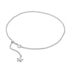 Thumbnail Image 1 of Previously Owned - Starfish Adjustable Cable Anklet in 14K White Gold - 11"