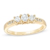 Thumbnail Image 1 of Previously Owned - 1/2 CT. T.W. Diamond Past Present Future® Ring in 14K Gold