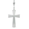 Thumbnail Image 1 of Previously Owned - Men's Rosary Necklace in Two-Tone Stainless Steel - 24"