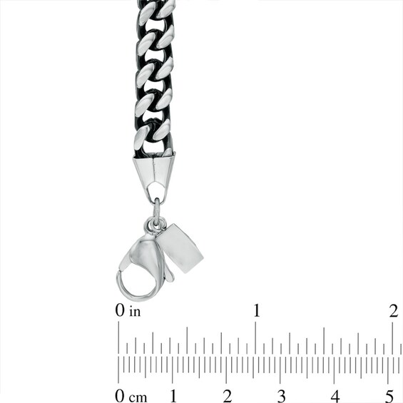 Previously Owned - Men's 8.0mm Chain Necklace and Bracelet Set - 24" Previously Owned - Men's 8.0mm Chain Necklace and Bracelet Set - 24"