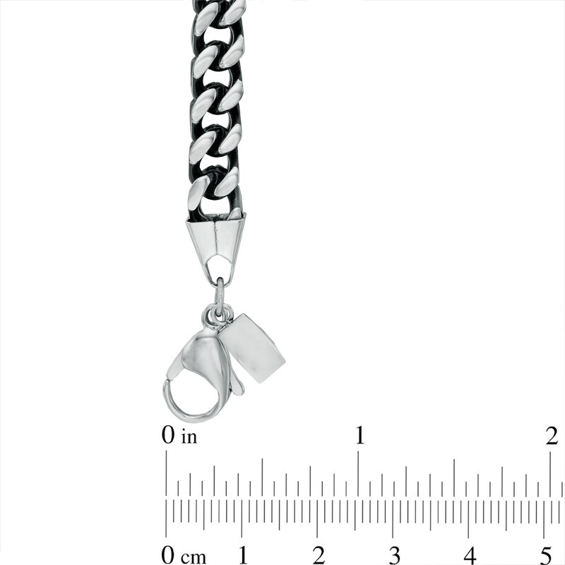 Main Image 3 of Previously Owned - 8.0mm Chain Necklace and Bracelet Set  - 24"