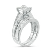 Thumbnail Image 1 of Previously Owned - 2 CT. T.W. Quad Princess-Cut Diamond Bridal Set in 14K White Gold