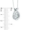 Thumbnail Image 4 of Previously Owned - 6.0mm Lab-Created White Sapphire Pendant in Sterling Silver