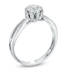 Thumbnail Image 2 of Previously Owned - 1/3 CT. T.W. Diamond Split Shank Flower Ring in 10K White Gold