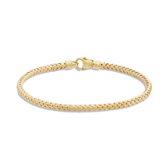 Previously Owned - Woven Bracelet in 14K Gold - 7.25"