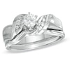 Thumbnail Image 0 of Previously Owned - 1/3 CT. T.W. Diamond Bridal Set in 10K White Gold