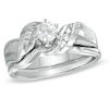 Thumbnail Image 1 of Previously Owned - 1/3 CT. T.W. Diamond Bridal Set in 10K White Gold