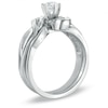 Thumbnail Image 1 of Previously Owned - 1/3 CT. T.W. Diamond Bridal Set in 10K White Gold