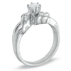 Thumbnail Image 3 of Previously Owned - 1/3 CT. T.W. Diamond Bridal Set in 10K White Gold
