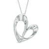 Thumbnail Image 0 of Previously Owned - Abstract Heart Pendant in Sterling Silver