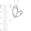 Thumbnail Image 1 of Previously Owned - Abstract Heart Pendant in Sterling Silver