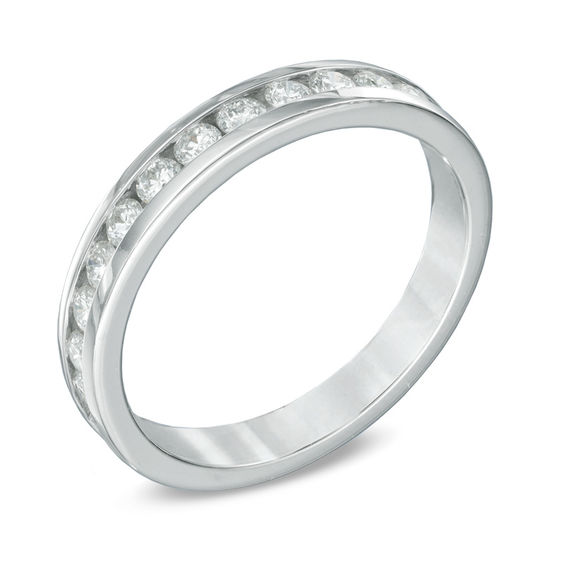 Previously Owned - 1/2 CT. T.w. Diamond Anniversary Band in 10K White Gold