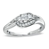 Thumbnail Image 0 of Previously Owned - Cherished Promise Collection™ 1/4 CT. T.W. Diamond Scoop Promise Ring in 10K White Gold