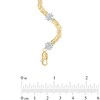 Thumbnail Image 2 of Previously Owned - Wave Fashion Bracelet in 10K Two-Tone Gold - 7.5"