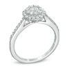 Thumbnail Image 2 of Previously Owned - 3/4 CT. T.W. Multi-Diamond Double Frame Engagement Ring in 14K White Gold