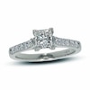 Thumbnail Image 0 of Previously Owned - 1 CT. T.W.  Colourless Princess-Cut Diamond Solitaire Engagement Ring in 18K White Gold