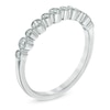 Thumbnail Image 1 of Previously Owned - 1/4 CT. T.W. Diamond Bezel-Set Anniversary Band in 10K White Gold