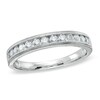 Thumbnail Image 1 of Previously Owned - 3/8 CT. T.W. Diamond Milgrain Anniversary Band in 14K White Gold