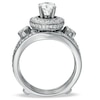 Thumbnail Image 2 of Previously Owned - 2 CT. T.W. Diamond Bridal Set in 14K White Gold