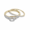 Thumbnail Image 2 of Previously Owned - 1/2 CT. T.W. Princess-Cut Diamond Bridal Set in 14K Gold