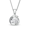 Thumbnail Image 1 of Previously Owned - 1/5 CT.  Canadian Diamond Solitaire Pendant in 14K White Gold (I/I2)