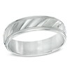 Thumbnail Image 1 of Previously Owned - 6.0mm Comfort Fit Wedding Band in 14K White Gold