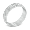 Thumbnail Image 1 of Previously Owned - Men's 6.0mm Comfort Fit Wedding Band in 14K White Gold