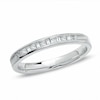 Thumbnail Image 1 of Previously Owned - 1/4 CT. T.W. Princess-Cut and Baguette Diamond Band in 14K White Gold