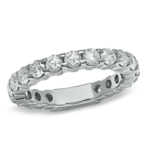 Previously Owned - 2 CT. T.w. Diamond Eternity Band in 14K White Gold