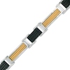 Thumbnail Image 1 of Previously Owned - Men's Cable Bracelet in Tri-Tone Stainless Steel - 8.25"
