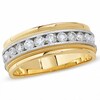 Thumbnail Image 1 of Previously Owned - 1 CT. T.W. Diamond Milgrain Band in 14K Two-Tone Gold
