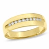 Thumbnail Image 1 of Previously Owned - 1/4 CT. T.W. Diamond Wedding Band in 14K Gold