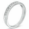 Thumbnail Image 2 of Previously Owned - 1/4 CT. T.W. Diamond Anniversary Milgrain Band in 14K White Gold