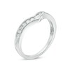 Thumbnail Image 2 of Previously Owned - 1/4 CT. T.W. Diamond Chevron Channel Band in 10K White Gold