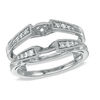 Thumbnail Image 1 of Previously Owned - 1/4 CT. T.W. Diamond Milgrain Solitaire Enhancer in 14K White Gold