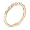 Thumbnail Image 2 of Previously Owned - Diamond Accent Squiggle Anniversary Band in 10K White Gold