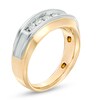 Thumbnail Image 1 of Previously Owned - 1/2 CT. T.W. Diamond Five Stone Anniversary Band in 10K Two-Tone Gold