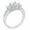 Thumbnail Image 2 of Previously Owned - 1-1/2 CT. T.W. Princess-Cut Diamond Past Present Future® Ring in 14K White Gold