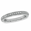 Thumbnail Image 1 of Previously Owned - 1/5 CT. T.W. Diamond Vintage-Style Band in 14K White Gold