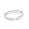 Thumbnail Image 1 of Previously Owned - 1/4 CT. T.W. Diamond Channel Band in 14K White Gold