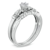 Thumbnail Image 2 of Previously Owned - 1/2 CT. T.W. Diamond Bridal Set in 10K White Gold