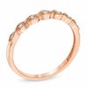 Thumbnail Image 2 of Previously Owned - 1/20 CT. T.W. Diamond Milgrain Anniversary Band in 10K Rose Gold