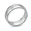 Thumbnail Image 2 of Previously Owned - Triton 8.0mm Comfort Fit White Tungsten Wedding Band