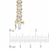 Thumbnail Image 2 of Previously Owned - 1 CT. T.W. Diamond "X" Bracelet in 10K Gold